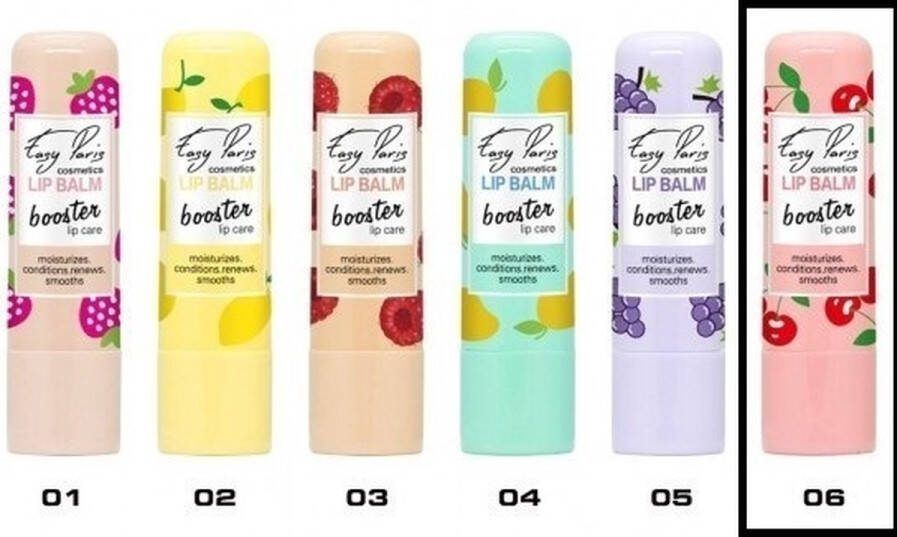 Easy Paris Cosmetics Verrukkelijke Lip Balm Booster Lip Care Moisturizes Conditions Renews Smooths Kers