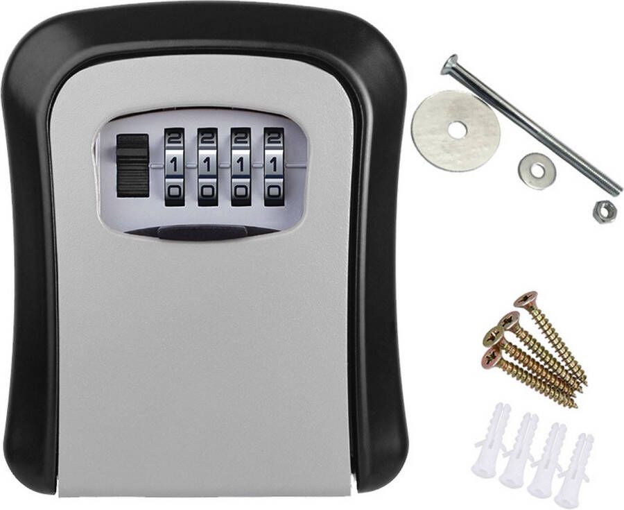 EasyDeals ToBuy Sleutelkluis Met Code Voor Binnen & Buiten Best Getest Veiligheid Sleutelkast Cijferslot Sleutel Kastje Thuiszorg Incl. Montageset Waterdicht en Roestvrij Sleutelkast