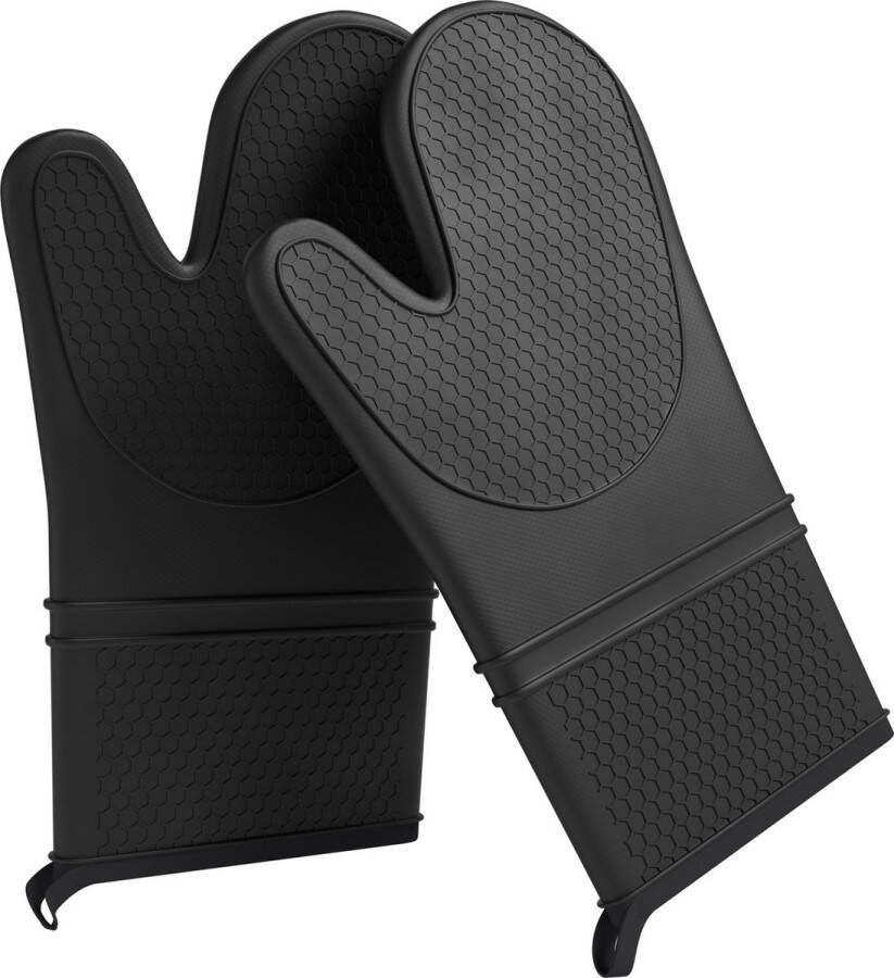 EasyPicks Ovenwanten 2 Stuks Siliconen BBQ Handschoenen tot 250°C Makkelijk Schoon BPA vrij