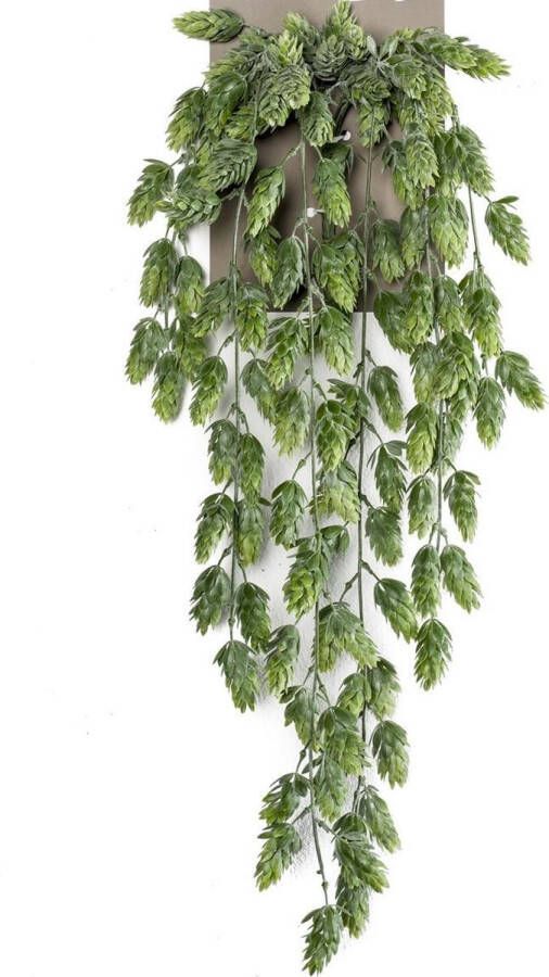 Emerald kunstplant hangplant Hop groen 70 cm lang Kunstplanten