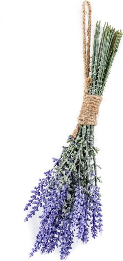 Easyplants Kunstbloem bundel lavendel blauw 24 cm