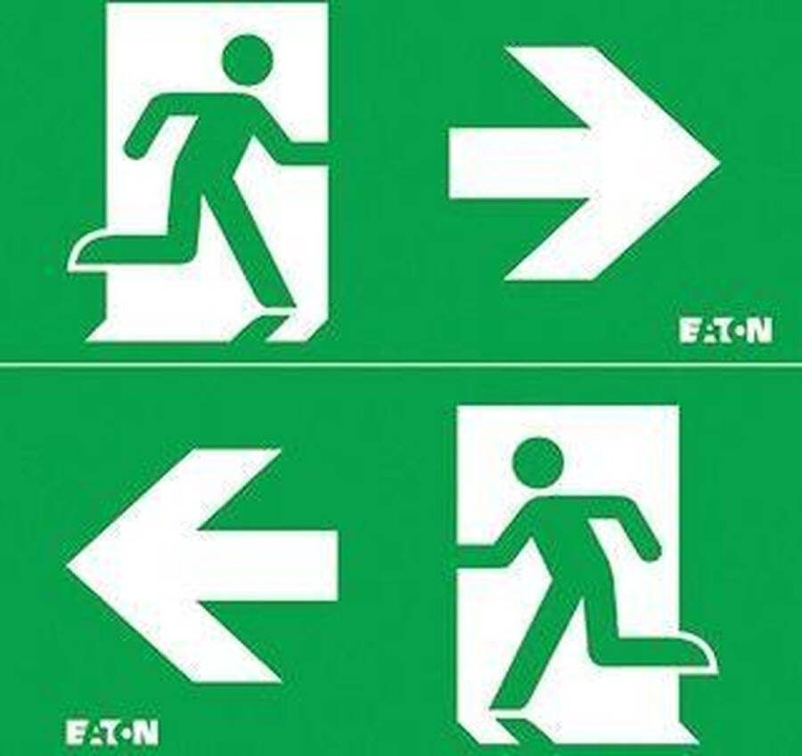 Eaton Blessing NexiTech Pictogram Noodverlichting NEXI-PLEX-LR E3CUP