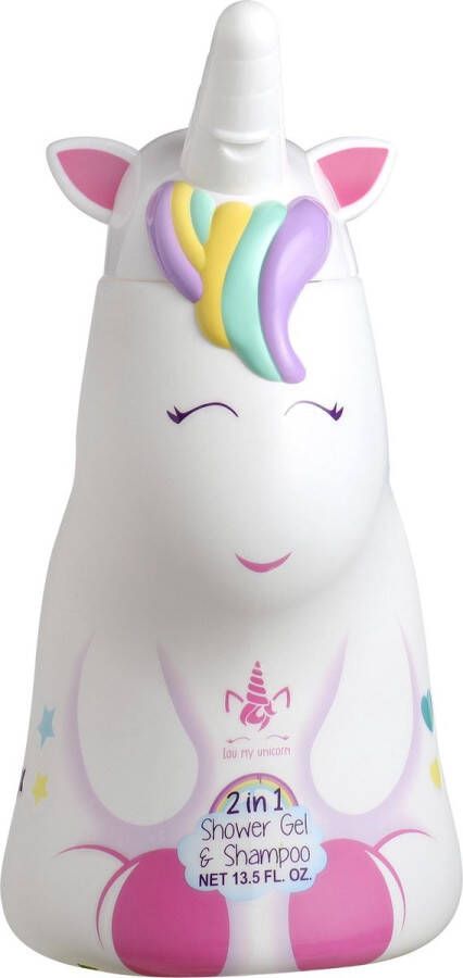 Eau My Unicorn 2-in-1 Gel en Shampoo Cartoon Kinderen (400 ml)