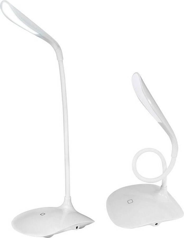 Eaxus Bureaulamp Touch met 14 SMD leds en flexibele zwanenhals