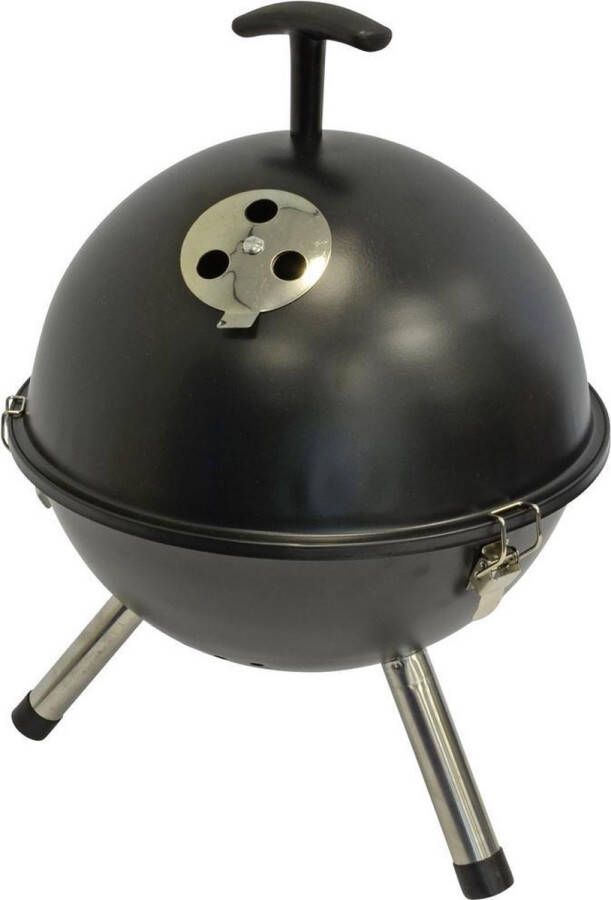 EazyLife Kogelbarbecue Tafelbarbecue Ø32cm zwart BBQ Barbeque Houtskool