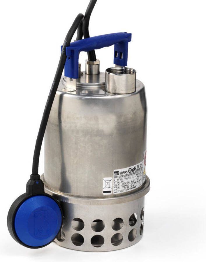 Ebara Best One FOX A Dompelpomp RVS met standaard vlotter (Max. capaciteit 10 2m� h)