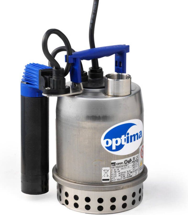 Ebara dompelpomp Optima Ebara dompelpomp voor schoonwater en vuilwater met buisvlotter wateroverlast pomp 9 m3 h