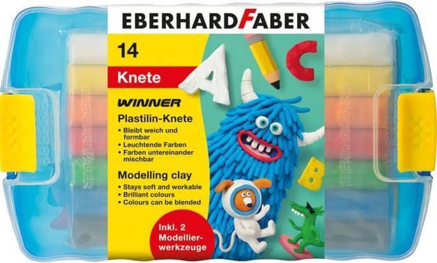 Eberhard Faber boetseerklei 7 x 2 kleuren in bewaardoos EF-572010