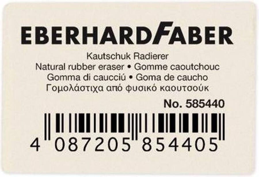 Eberhard Faber gum voor potlood wit