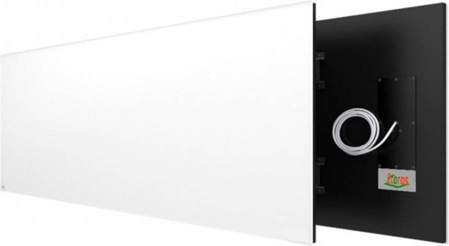 Ecaros infrarood paneel 400 Watt Wit glas uitvoering