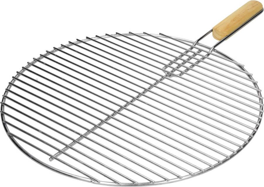 ECD Germany Roestvrij Staal Universeel Kookrooster Barbecue Rooster Rond Ø 44 5 Cm