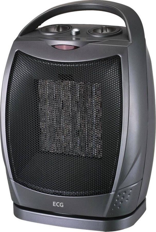 ECG KT 10 Elektrische Heater – Heater voor binnen – Ventilatorkachel 2 vermogensstanden 1500 W