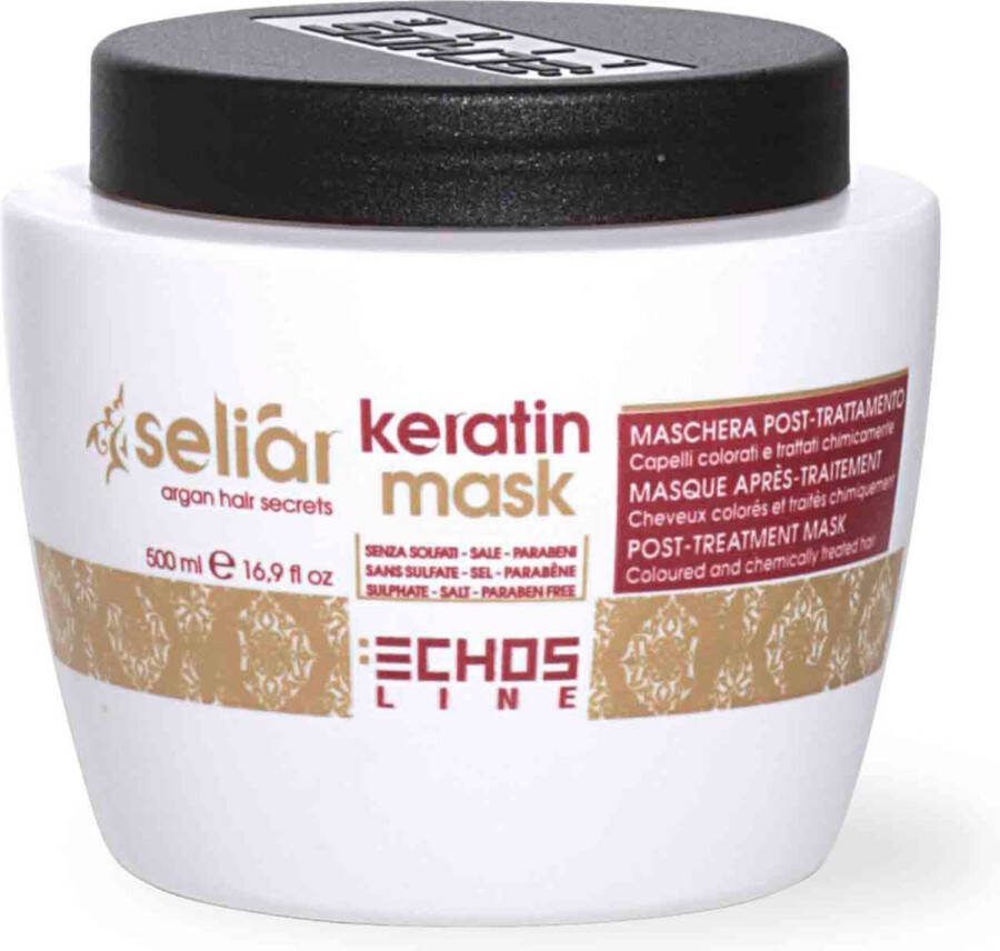ECHOSLINE Seliar Keratin Mask verstevigend haarmasker met keratine 500ml