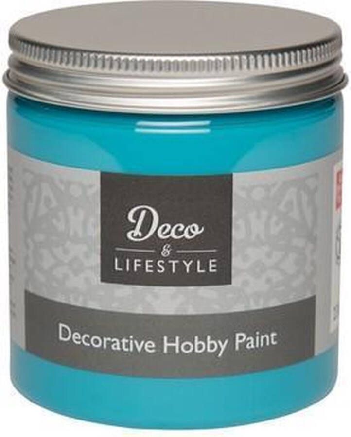 Eco Lifestyle Deco & Lifestyle Acrylverf krijt 230 ml Teal blauw 45118