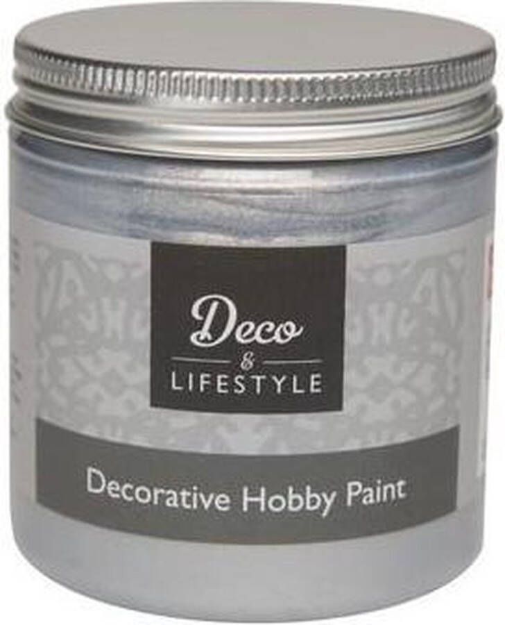 Eco Lifestyle Deco & Lifestyle Acrylverf mat 230 ml zilver 45120