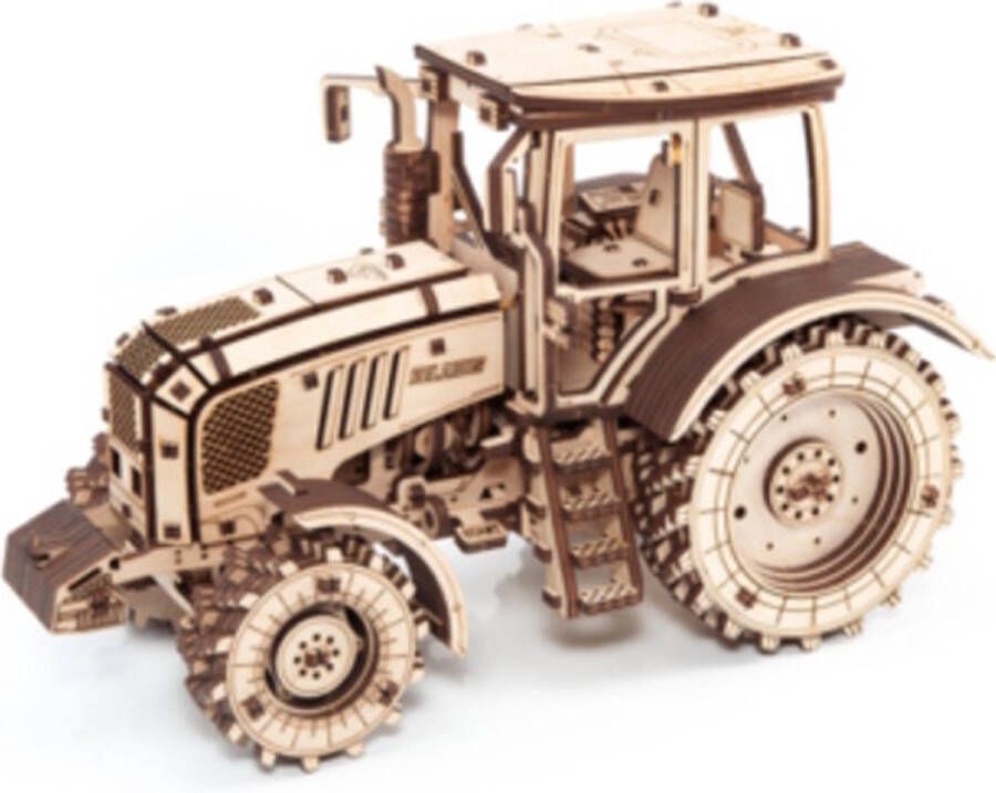Eco-Wood-Art 3D Mechanische Puzzel Tractor Belarus 2022 0877 28 2x13 6x17 5cm