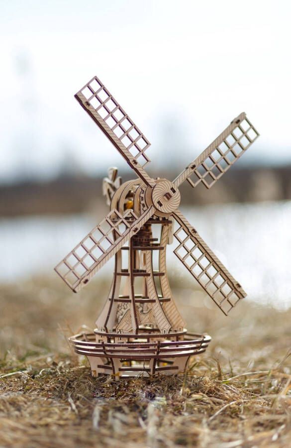 Eco-Wood-Art 3D Mechanische Puzzel Windmill 2130 34x19 5x40cm