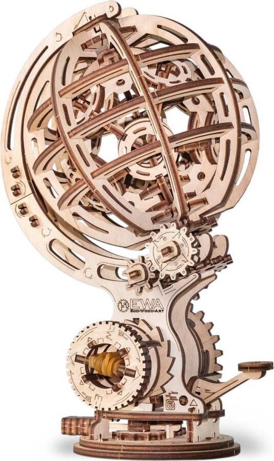 Eco-Wood-Art Kinetische Globe Houten Modelbouw