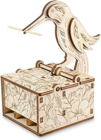 Eco-Wood-Art Modelbouwpakket Bird Feeder 14 Cm Hout 38-delig