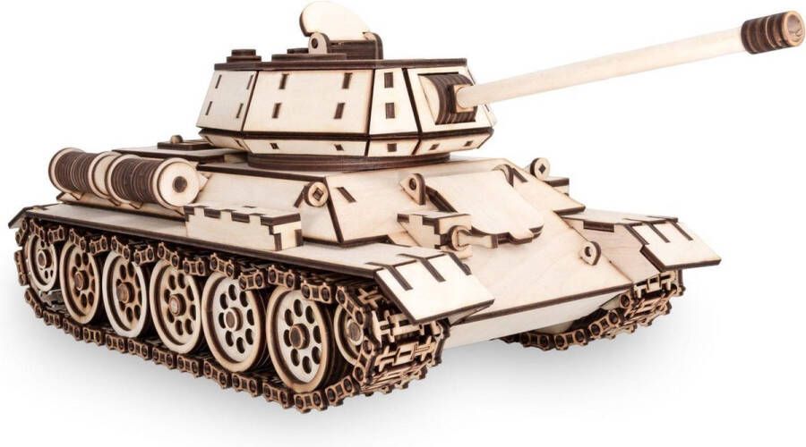 Eco-Wood-Art Tank T-34 Houten Modelbouw