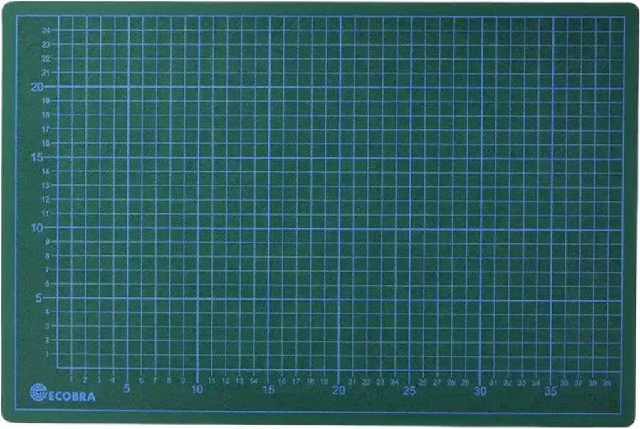 Ecobra Snijmatten Groen Zwart 60X90cm A1 snijmat duurzaam