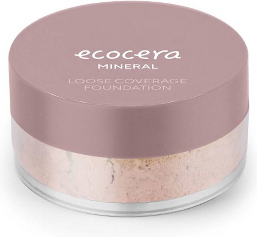 ECOCERA Poedervormige minerale dekkende foundation warm W2 Milano 4g