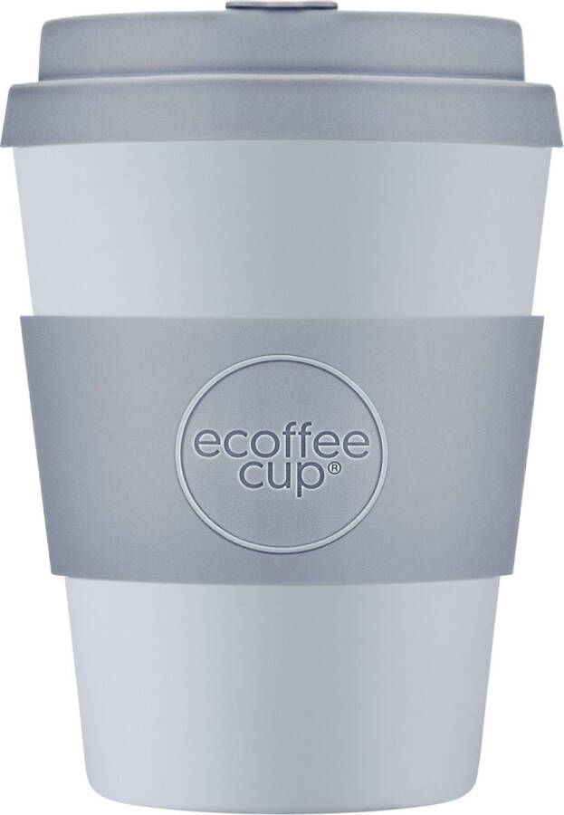 Ecoffee Cup Glittertind PLA Koffiebeker to Go 350 ml Lila Siliconen
