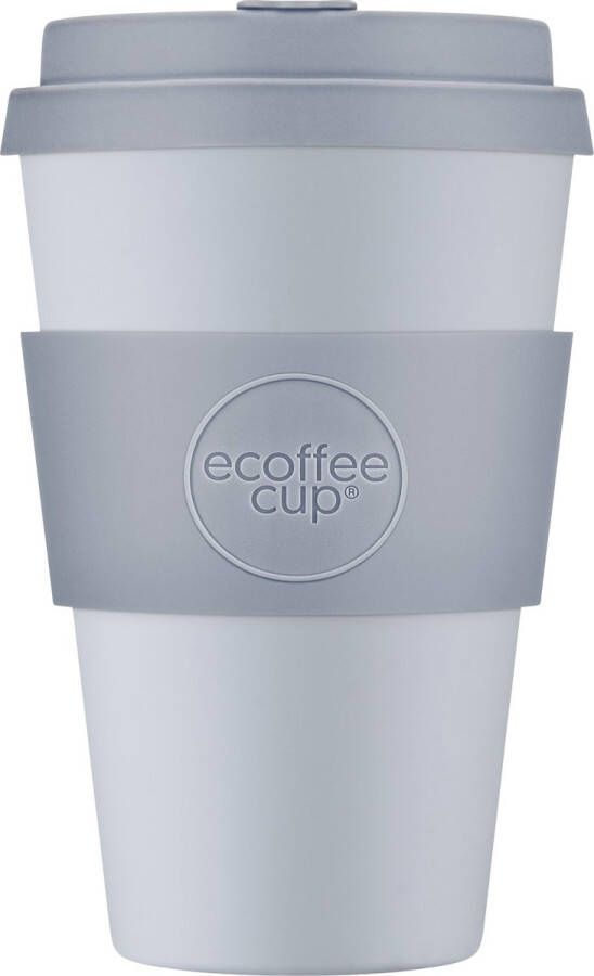 Ecoffee Cup Glittertind PLA Koffiebeker to Go 400 ml Lila Siliconen