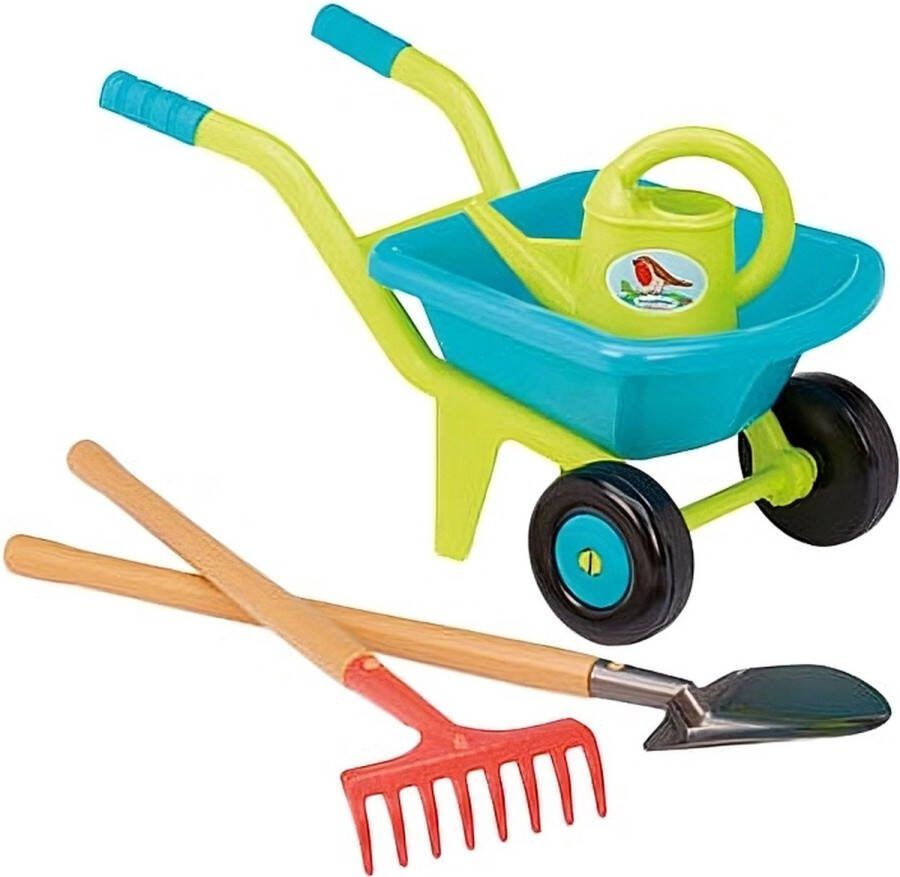 Ecoffier Ecoiffier Kruiwagen met Tuingereedschap 4dlg