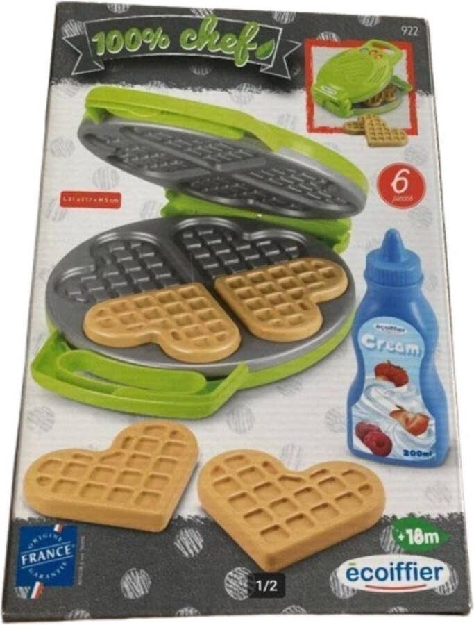 Ecofier Ecoiffier wafelmaker Speelgoed voor kinderen experimenteren