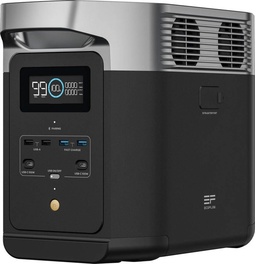 Ecoflow DELTA 2 Draagbaar Power Station 1024wH Uitbreidbaar Snel Laden