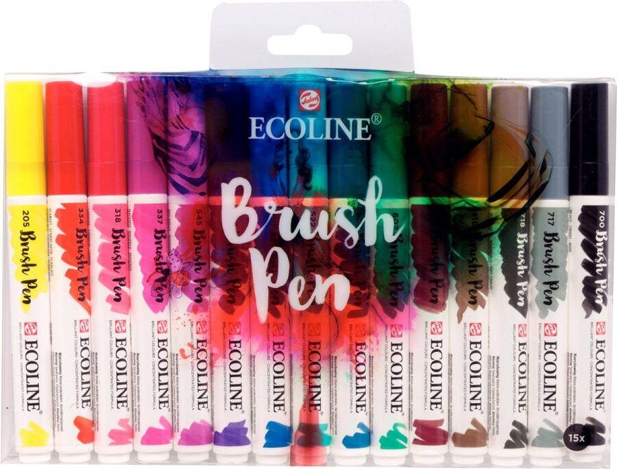 Ecoline Talens Brush Pen 15 stuks