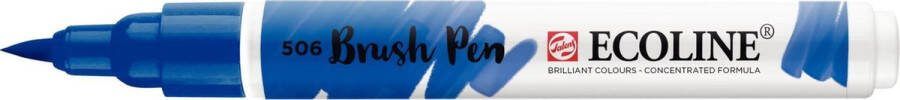 Talens Ecoline Brushpen Ultramarijn Donker 506