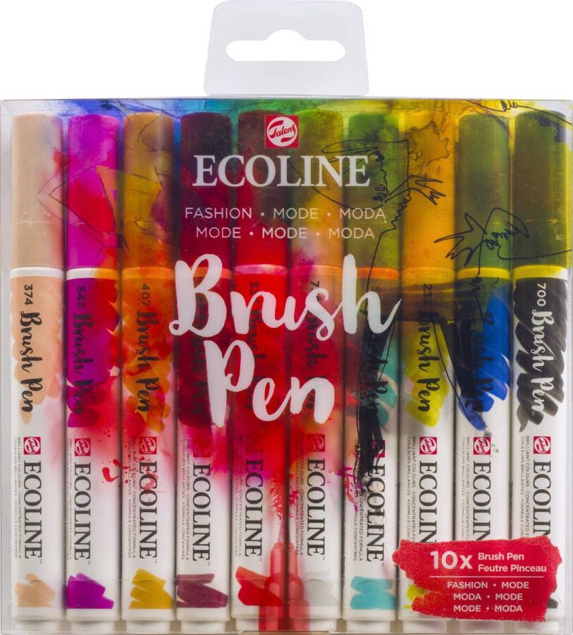 Ecoline Talens Brush Pen 10 stuks Mode