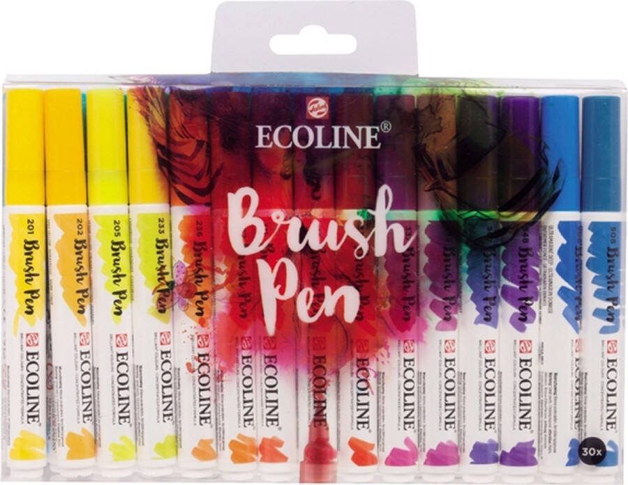 Ecoline Talens Brush Pen 30 stuks