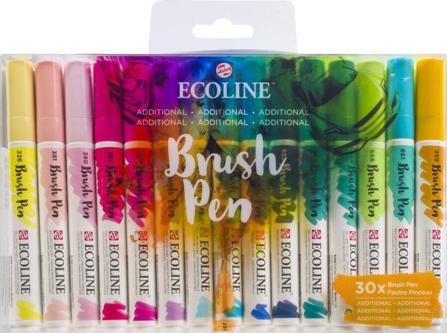 Ecoline Talens Brush Pen 30 stuks Additioneel
