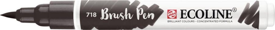 Ecoline Talens brush pen 718 Warmgrijs