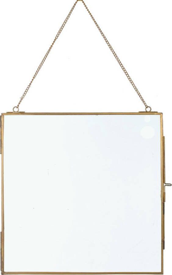 EcolinQ Frame voor droogbloemen etc. messing 25cm hoog 4 st