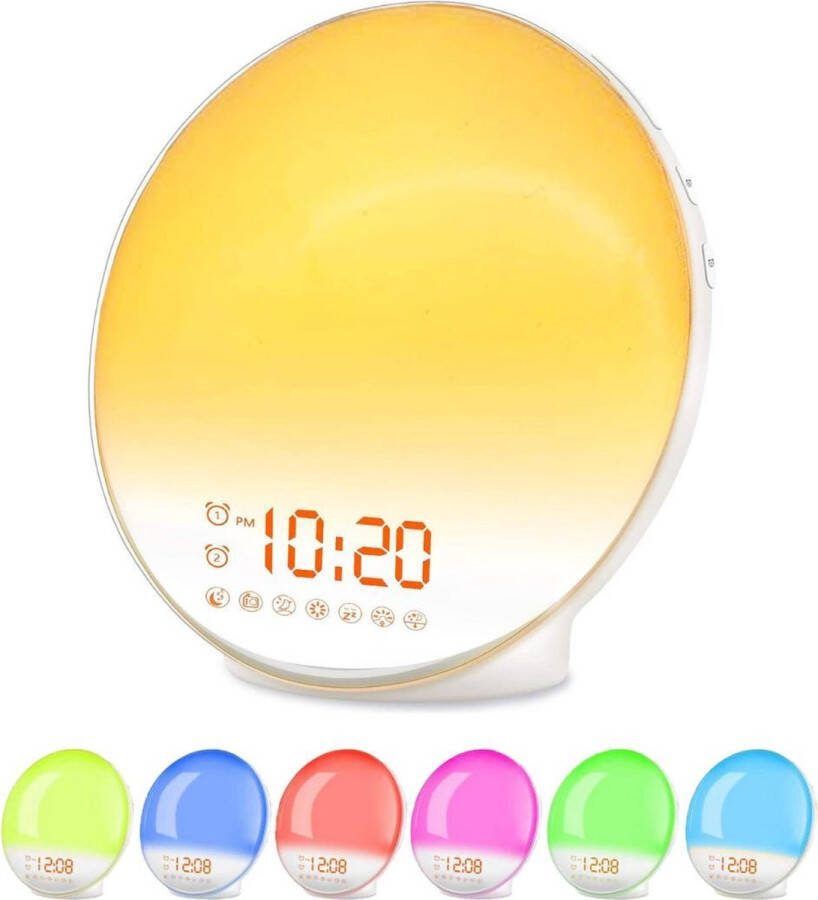 Ecommdro WL06 Wake-Up Light Wekkerradio USB Aansluiting