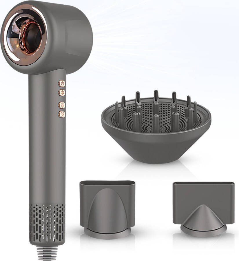 Ecomply LuxeFlow Föhn Haardroger 2200W Föhn met Diffuser