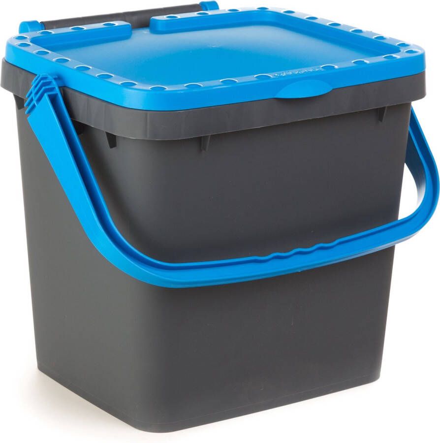 Ecoplast Ecoplus 30 liter afvalemmer blauw afvalscheidingsbak sorteerbak afvalbak