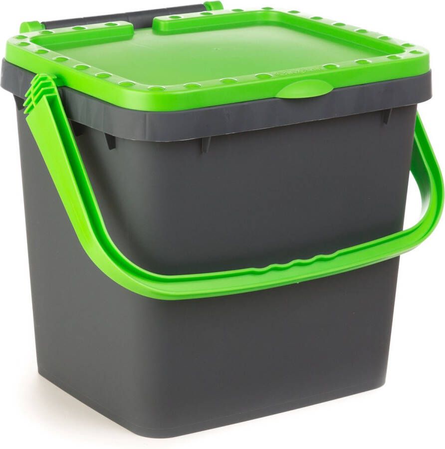 Ecoplast Ecoplus 30 liter afvalemmer groen afvalscheidingsbak sorteerbak afvalbak