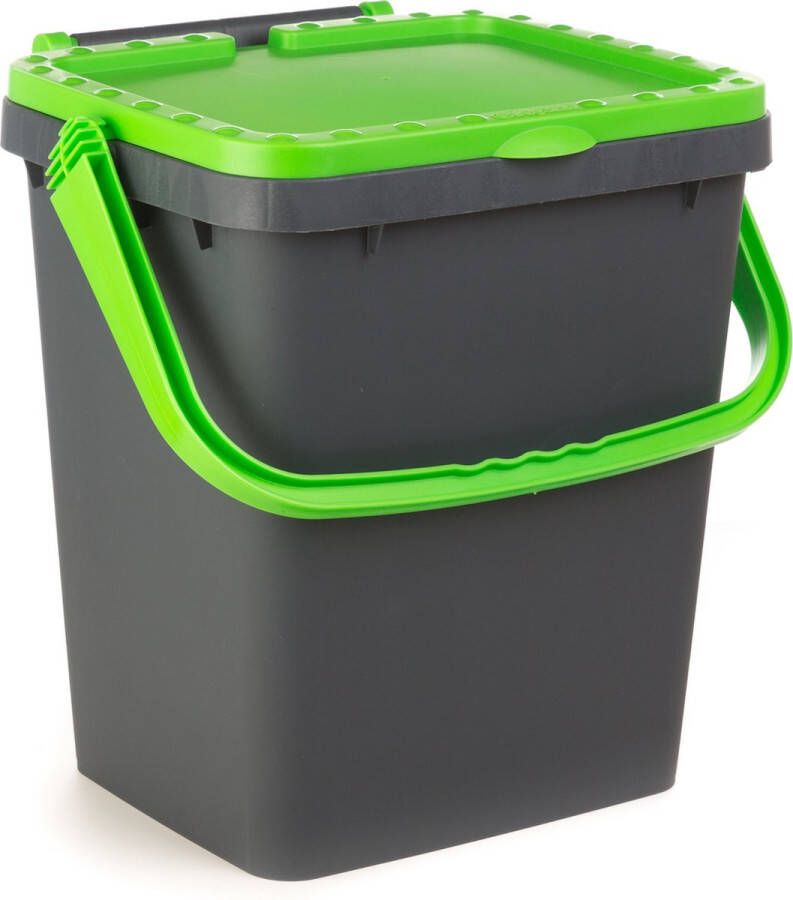 Ecoplast Ecoplus 35 liter afvalemmer groen afvalscheidingsbak sorteerbak afvalbak