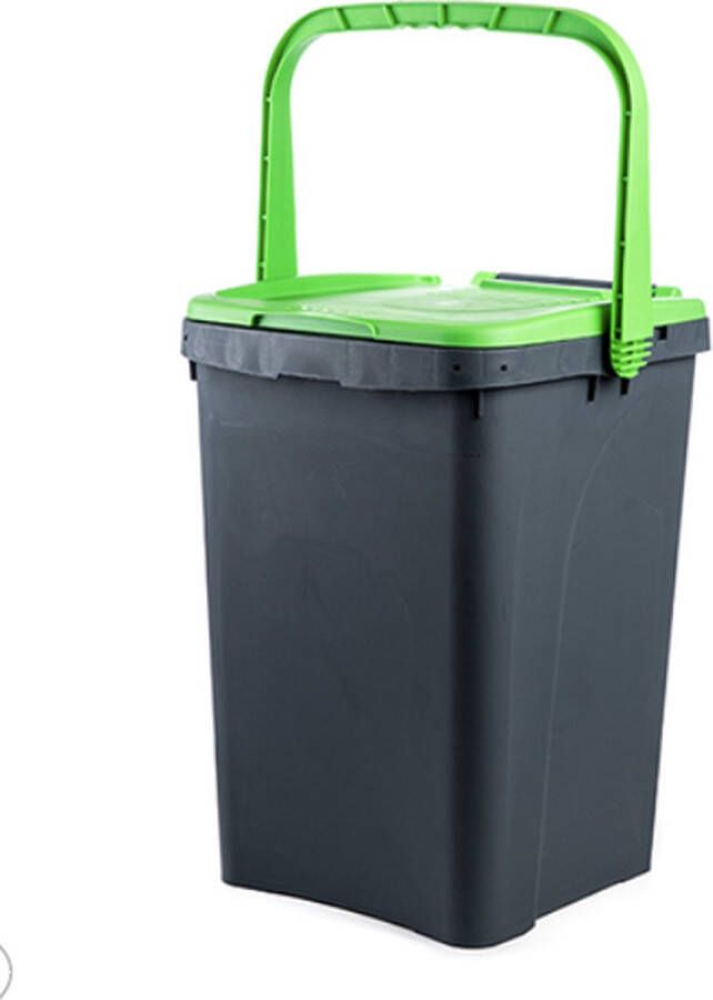Ecoplast Ecoplus 50 liter afvalemmer groen afvalscheidingsbak sorteerbak afvalbak