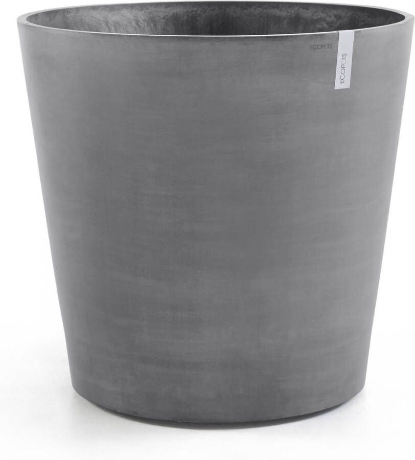 Ecopots Bloempot Amsterdam Wheels Rond Grijs Ø60cm ↕56 Cm