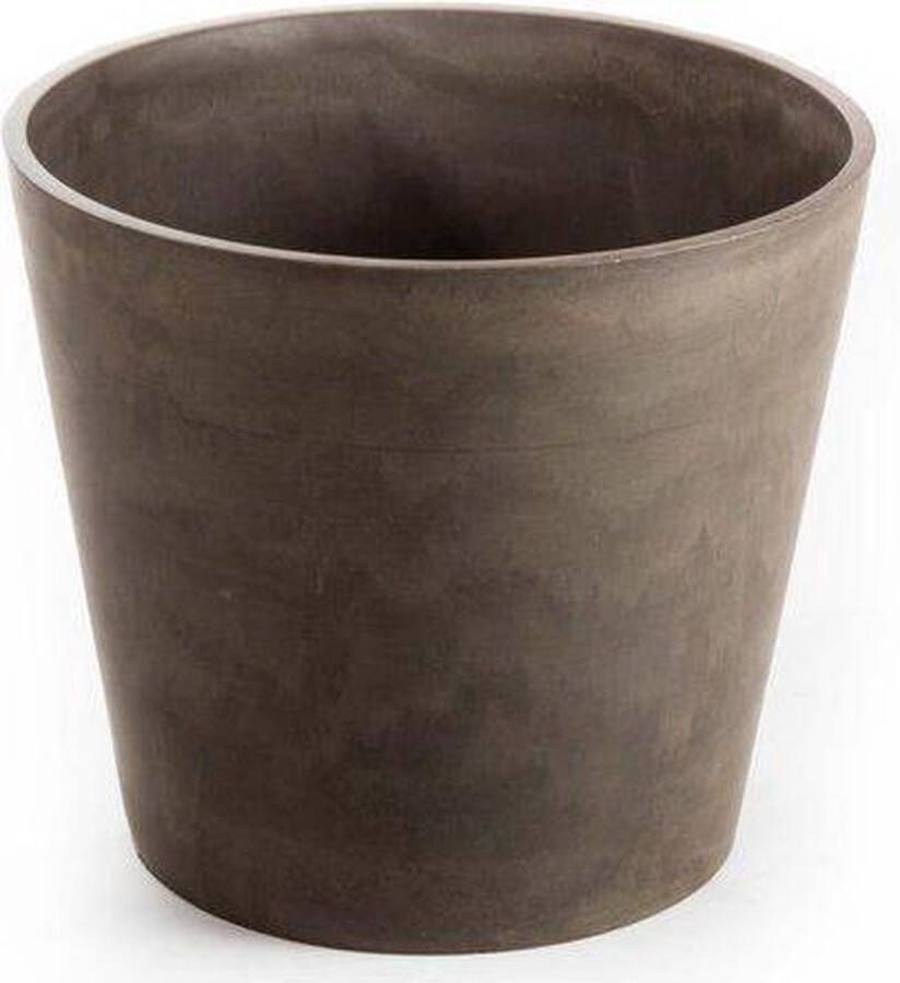 Ecopots Amsterdam kunststof bloempot Taupe Ø 36 6 cm