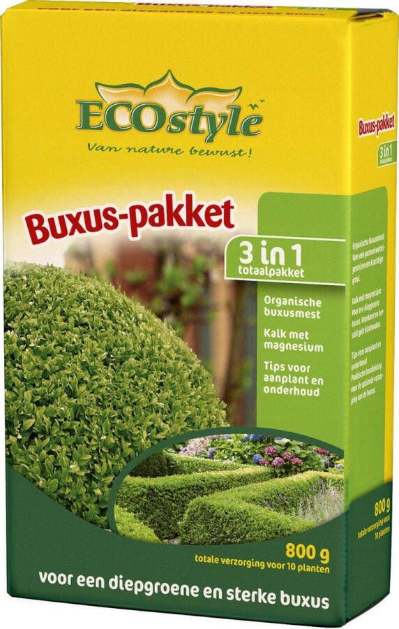 ECOstyle Buxus-pakket 800 g Totale buxusverzorging voor 10 planten