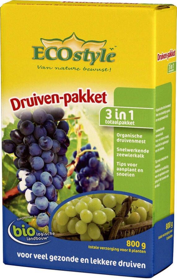ECOstyle Druiven-pakket totale druivenverzorging 800 g voor ca. 8 planten