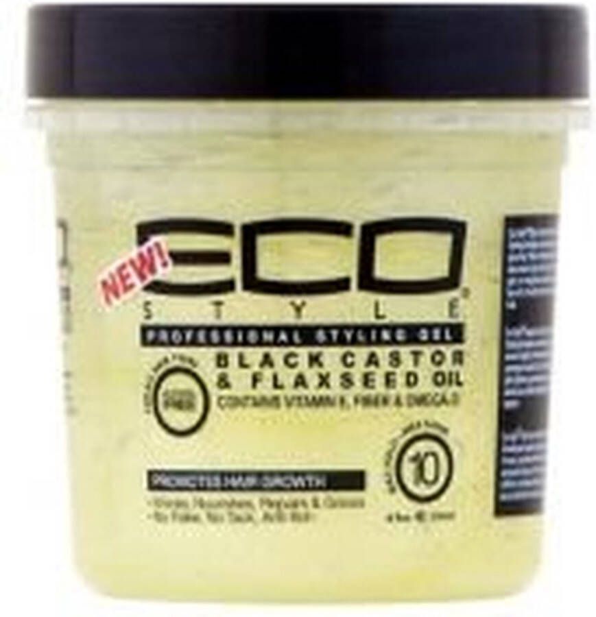 ECOstyle ECO STYLE STYLING GEL BLACK CASTOR OIL 12OZ