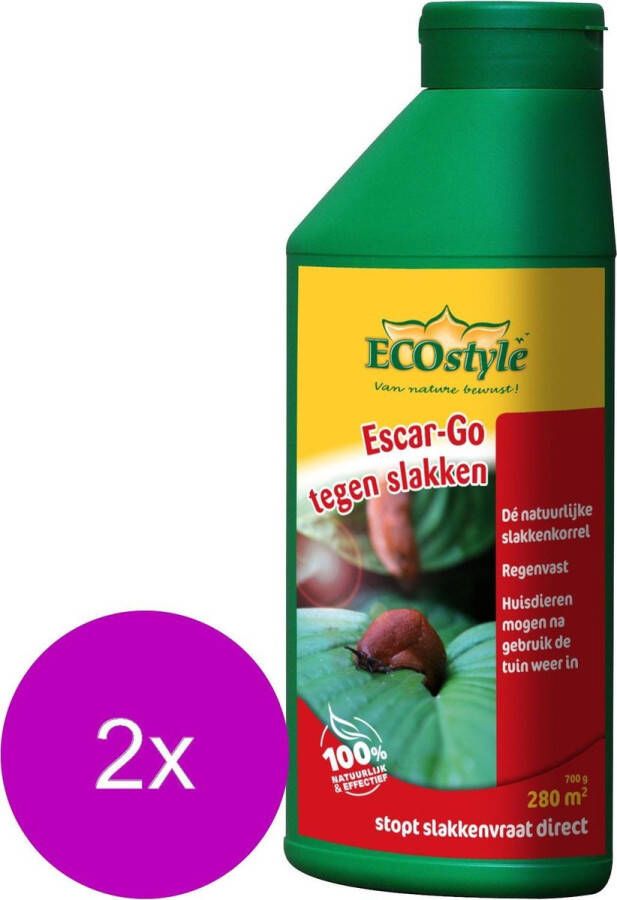 ECOstyle Escar-Go Strooikoker Ongediertebestrijding 2 x 700 g